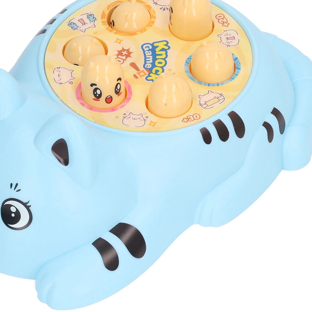 Kids Whack Toy Hammering Pounding Toy Cartoon Cat Shape Interactive Game E8697