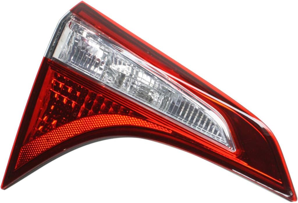 Pair Driver and Passenger Side Rear Inner Tail Light with Bulbs H36476