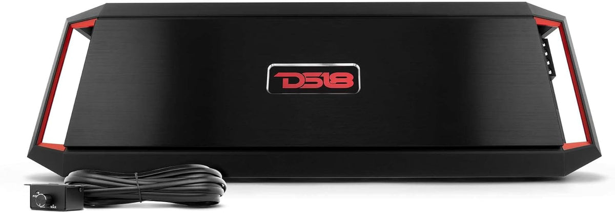 4-Channel 1600w Peak Car Amplifier with Remote Subwoofer Control D7508