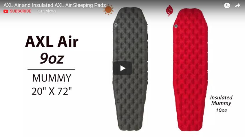 Red Petite Insulated Air Sleeping Pad O3188
