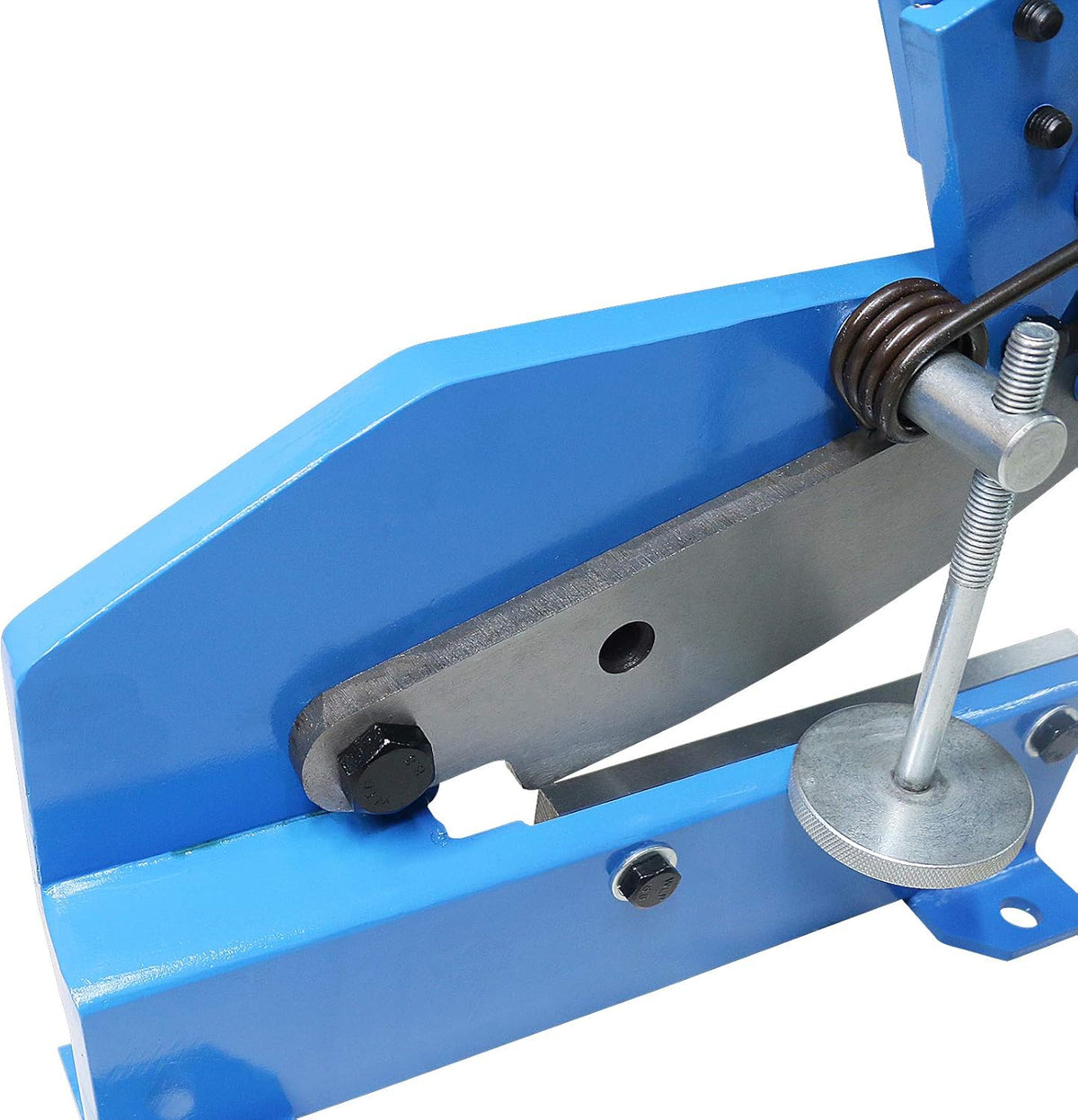 Hand Plate Shear, Manual Metal Cutter, Cutting Thickness 6mm Max, Benchtop for Carbon Steel Plates N40070