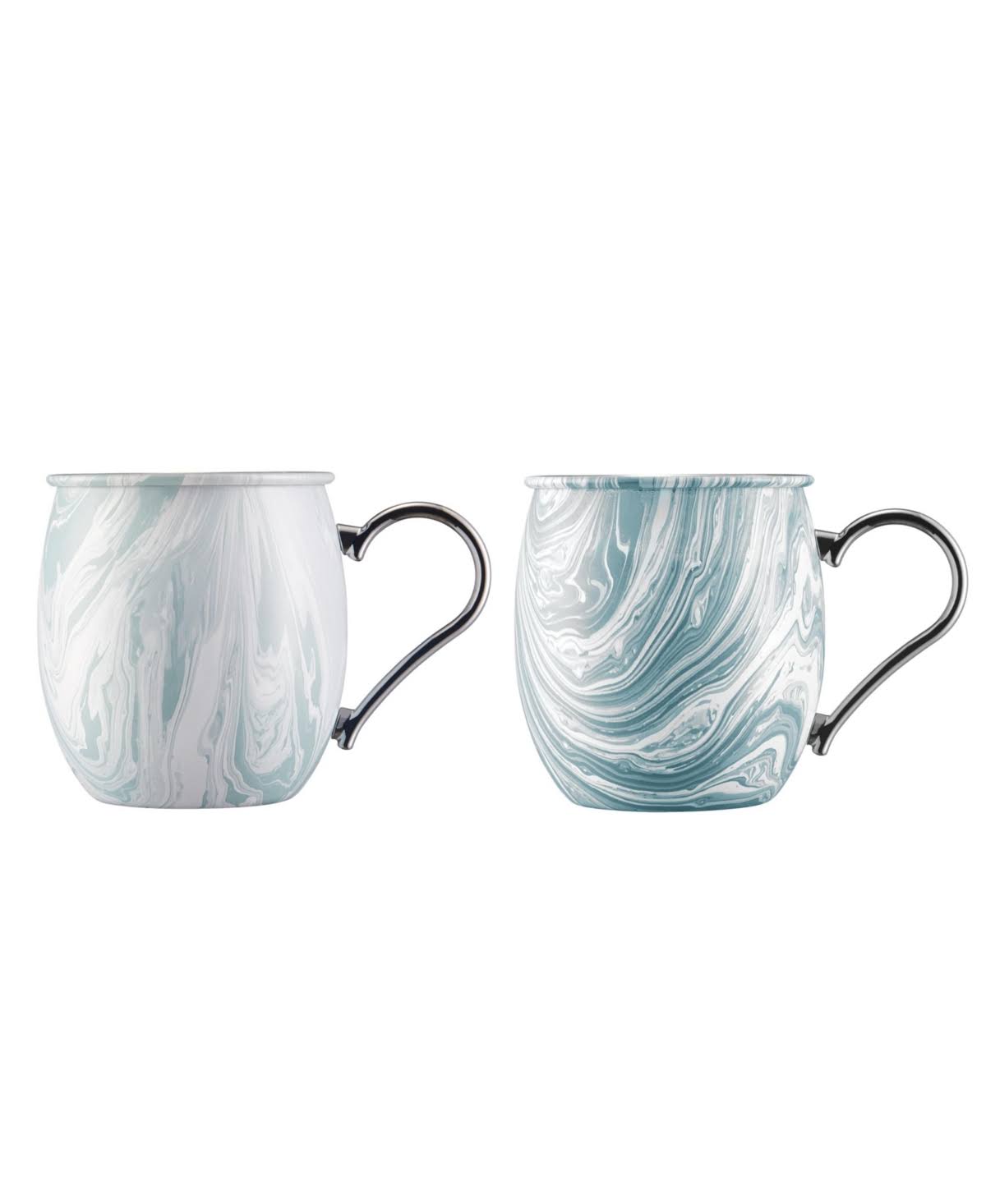 Blue Marble Moscow Mule Mug, Set of 2 T3269