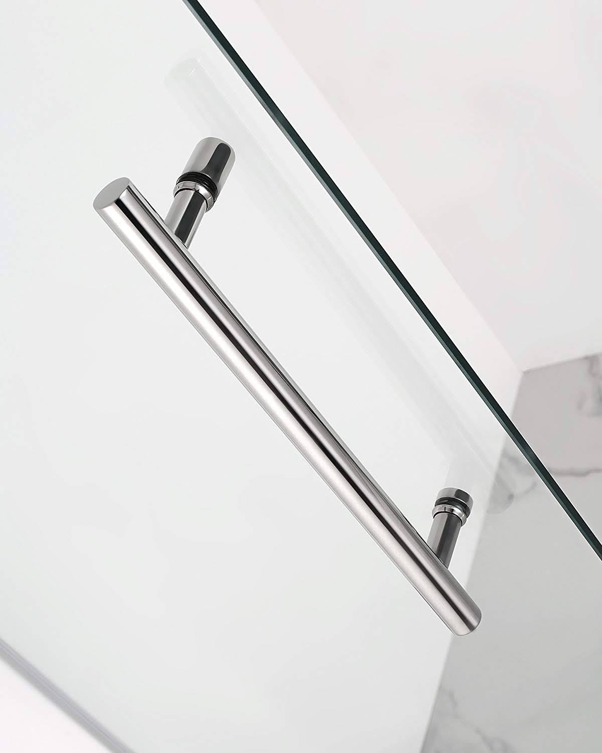 72x22 High x 36x22 Wide Frameless Shower Door Chrome T285