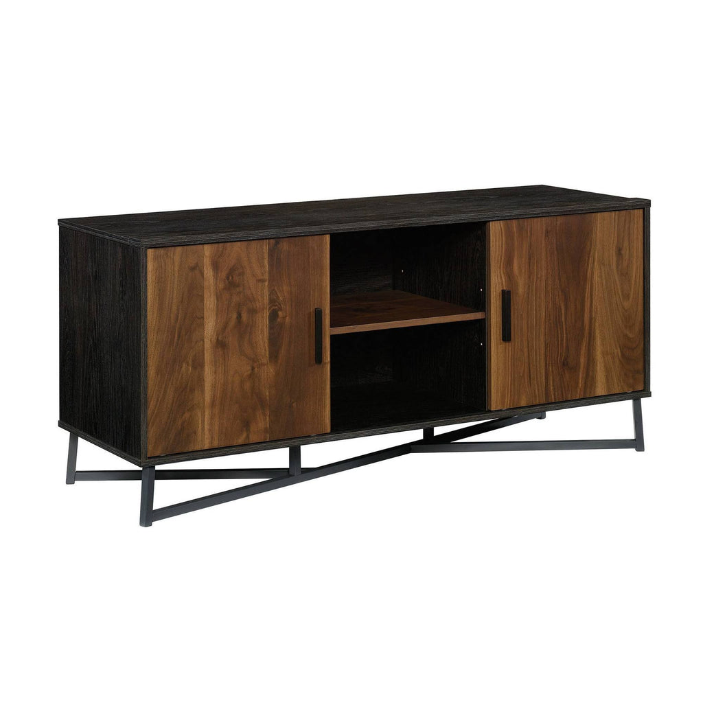 Credenza for 60x22 TVs, Brew Oak/Grand Walnut M99293