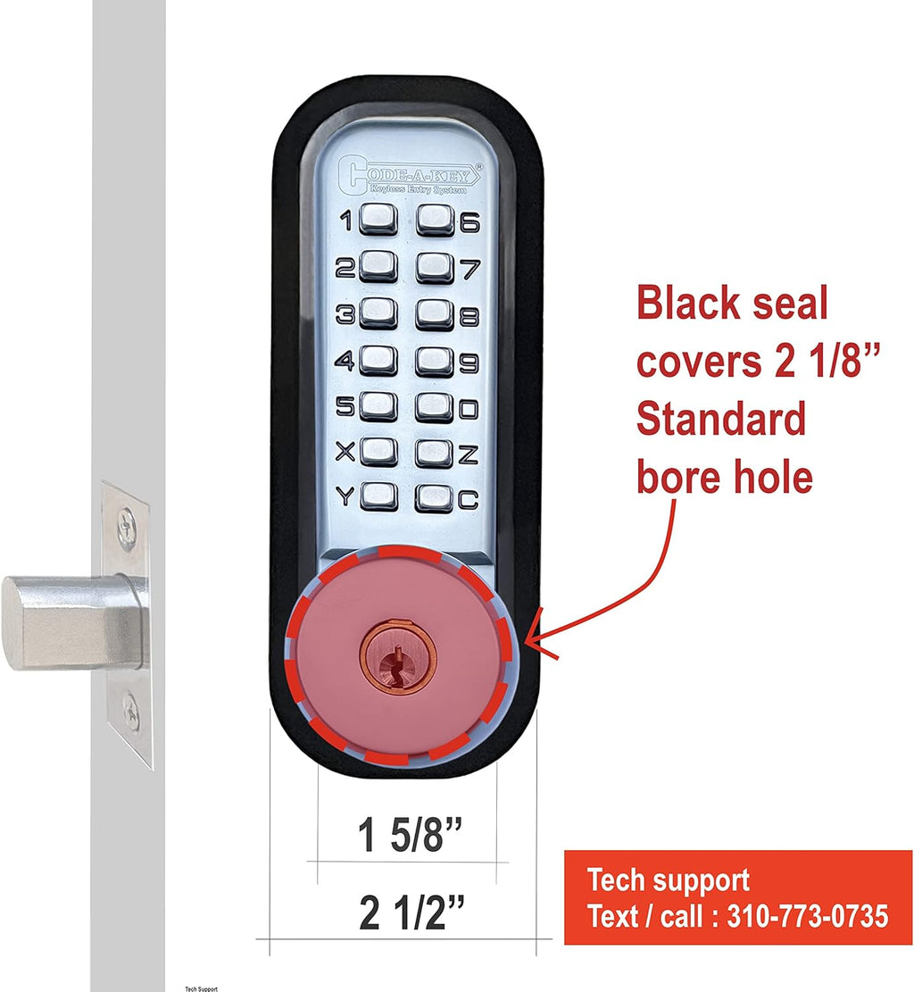 Chrome Mechanical Deadbolt Door Lock V869772