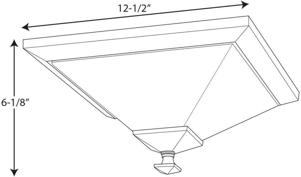 Venetian Bronze 1-Light Flush Mount Z11765