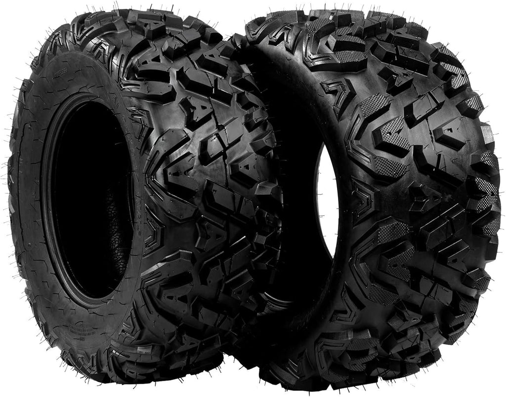 25x10-12 ATV UTV Tubeless 6PR Tires Set of 2 M82193