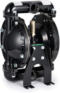 Air-Operated Double Diaphragm Pump, 1 inch Inlet & Outlet, Aluminum, 35 GPM Max 120PSI A13900