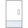 Brushed Bronze Door Kick Plate 8 x 28 Inches W370