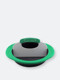 Black Round Cake Pan with Silicone Sleeve Tool Q609