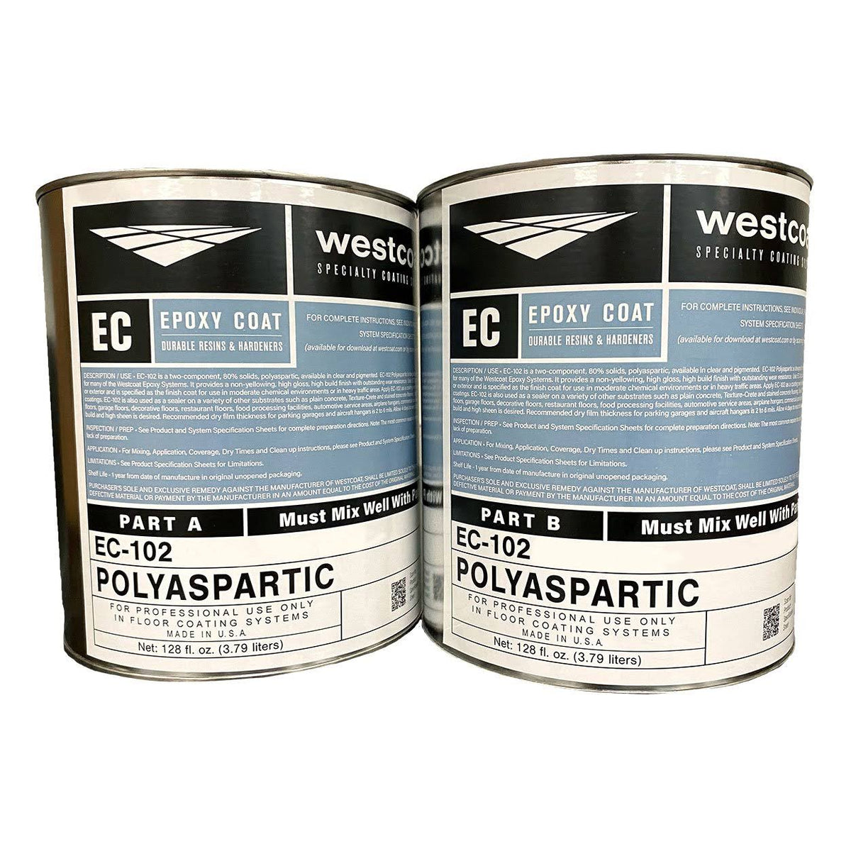 Safety Yellow Pigmented Polyaspartic Topcoat 2-Gallon Y482415