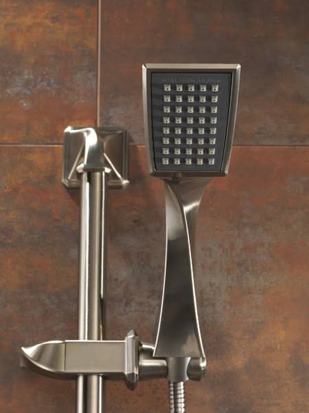 Brushed Nickel Slide Bar Handshower E230114