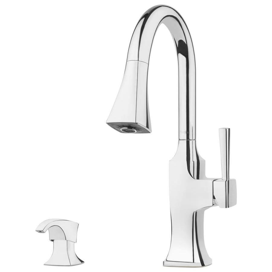 Polished Chrome Pull-Down Kitchen Faucet N74948