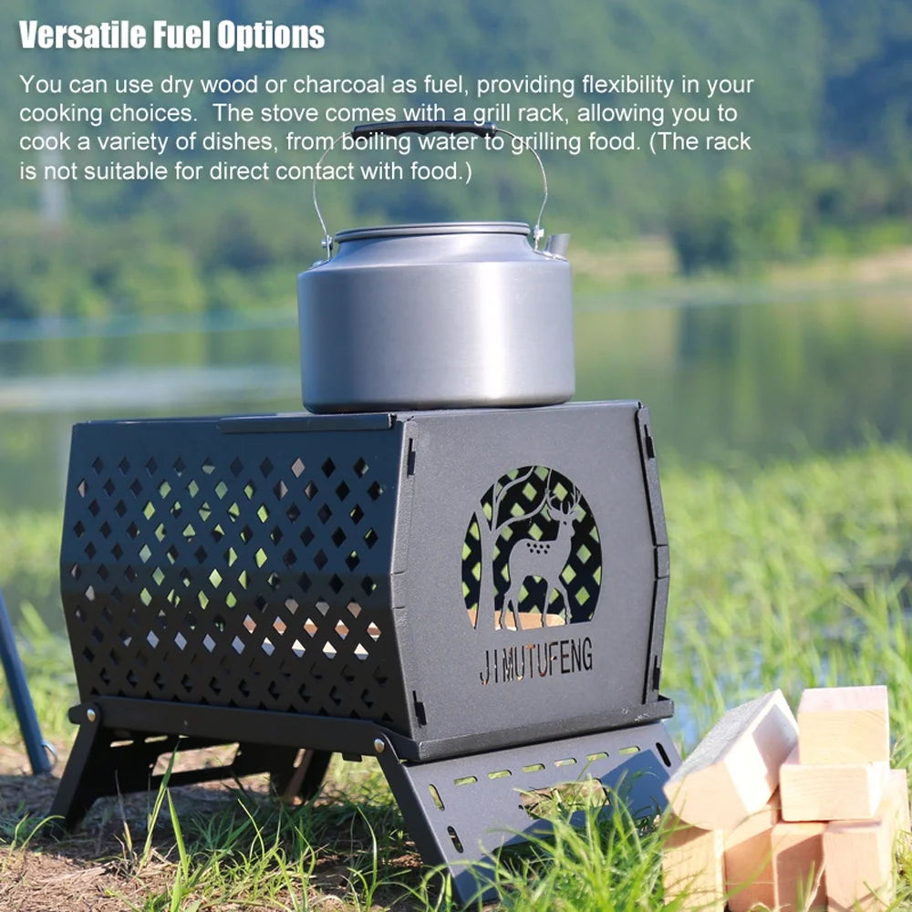 Campfire Stand Portable Wood Burning Camp Stove L64565