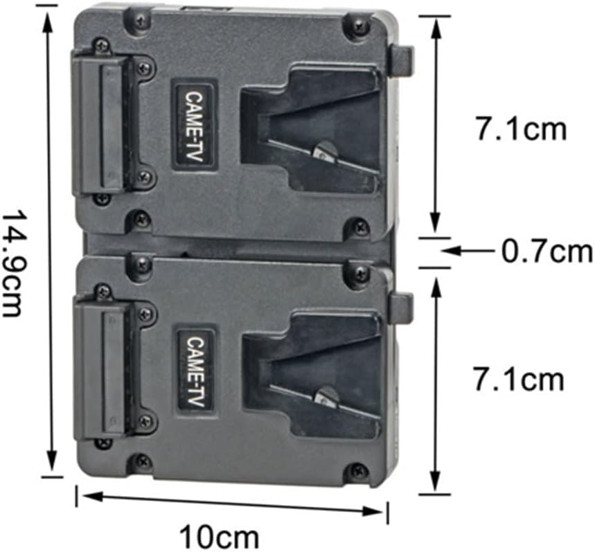 Dual V-Mount Battery Plate with 2 D-tap Output V530