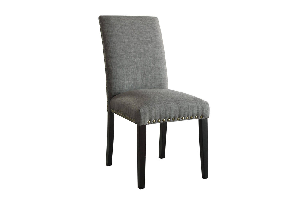 Stone Gray Linen Side Chair Set of 2 S5625