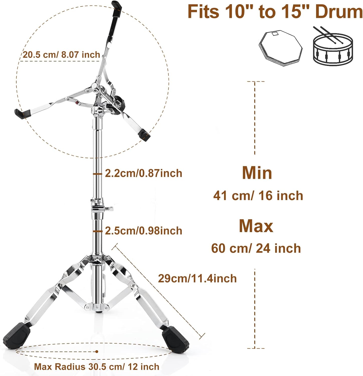 Snare Drum Stand with Carrying Bag R410892