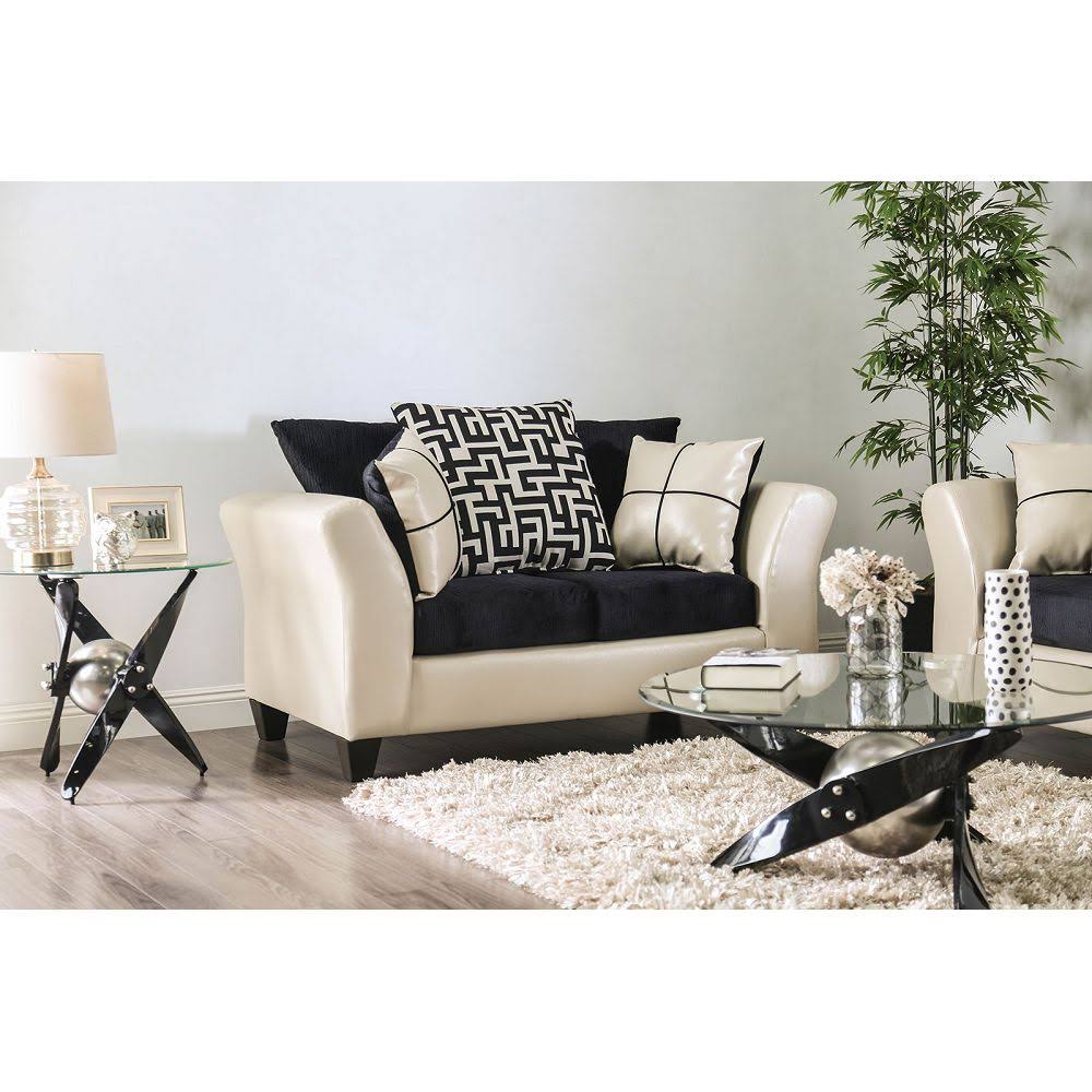 Ivory Loveseat S42896