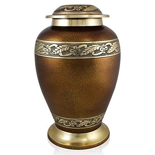 Large Brass Cremation Urn J38184