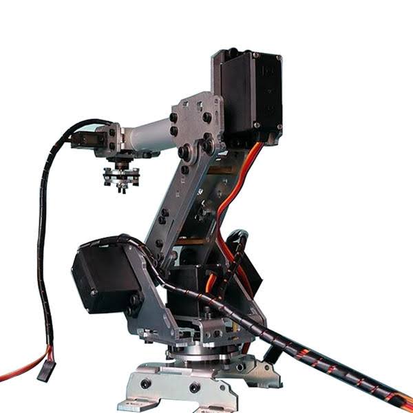 6DOF Aluminum Robot Arm Kit with 6 Pcs Servo B66237