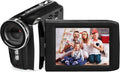 Kids Video Camcorder FHD 1080P 12.0MP 2.8 Inch LCD 8X Digital Zoom Camera Black Pack of 2 P8468