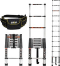 Telescoping Ladder 12.5FT Aluminum Lightweight Collapsible Ladder, 330lbs Capacity C2539