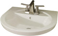 White 4-Inch Faucet Holes V706221