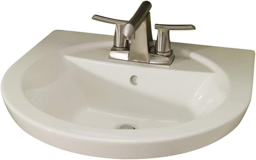 White 4-Inch Faucet Holes V706221
