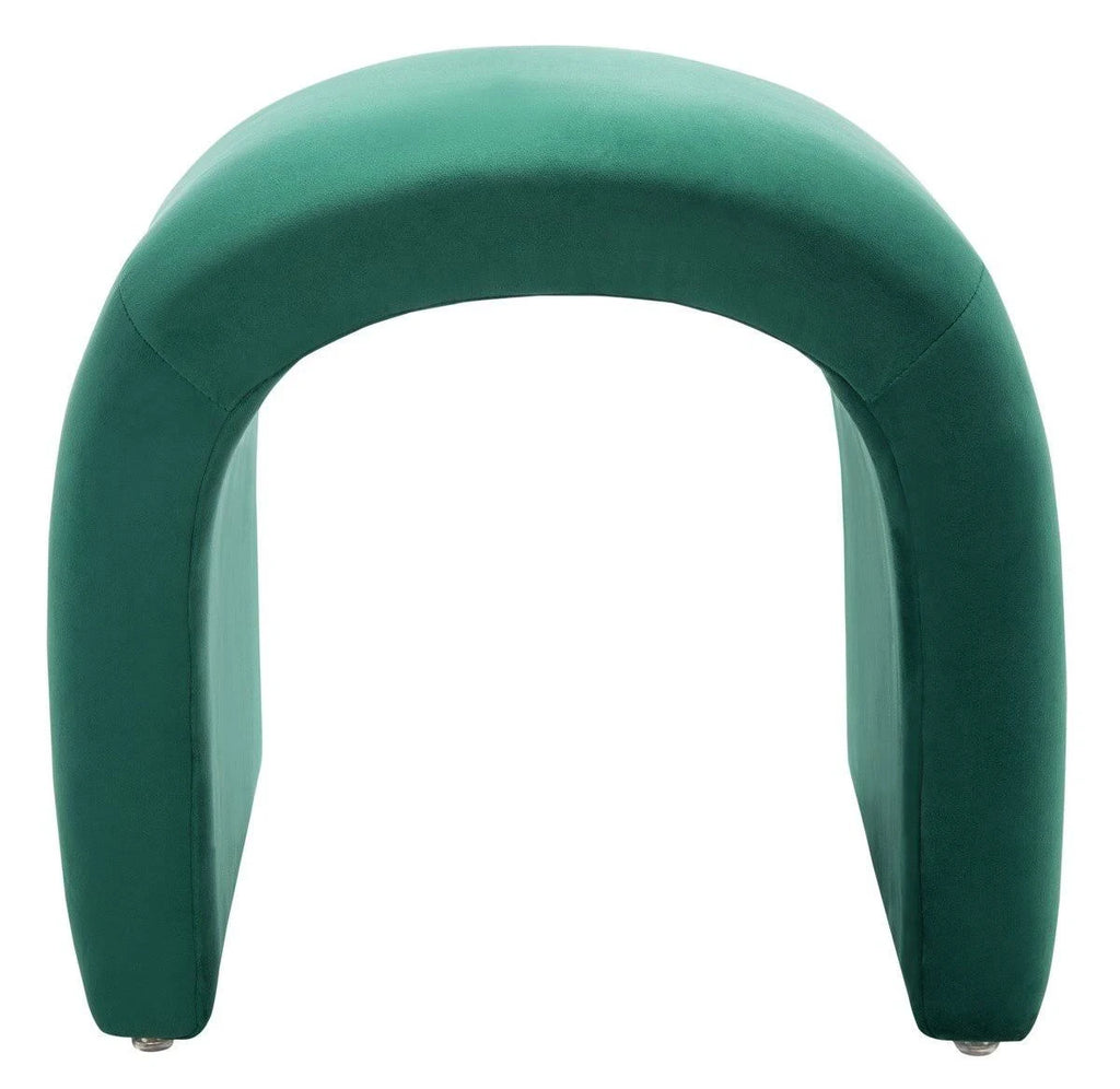 Emerald Velvet Ottoman Y1851