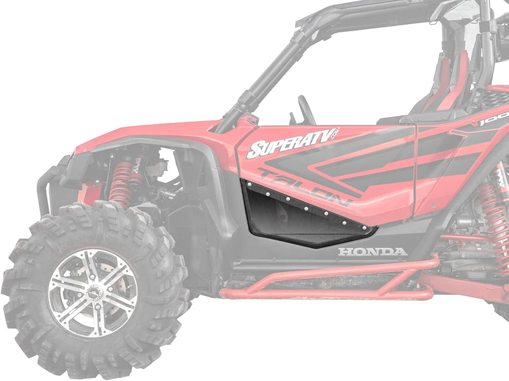 Clear Lower Doors for Honda Talon 1000X / 1000R / 1000X-4, 2 Front Lower Doors, 1/4” Clear Polycarbonate H463676
