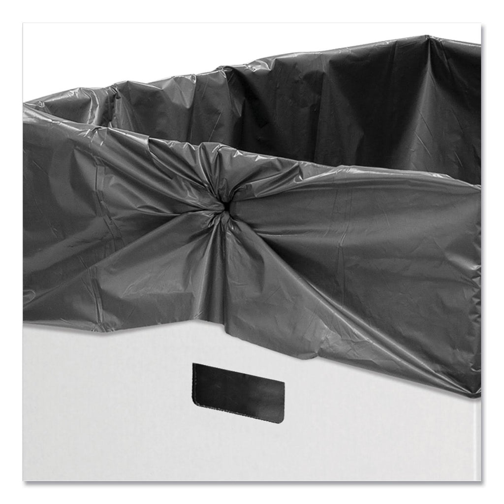 White 50 gal Waste and Recycling Bin V752594