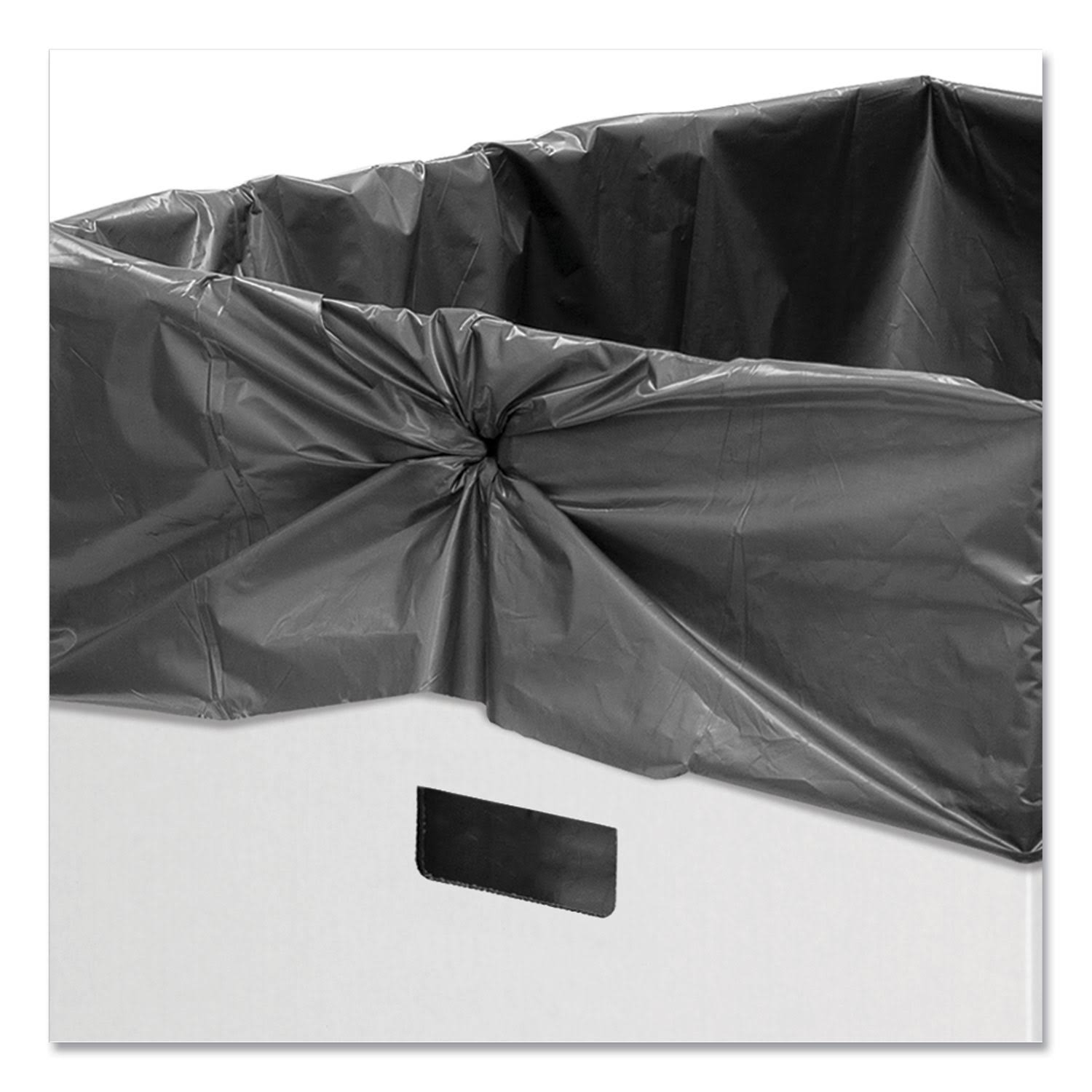 White 50 gal Waste and Recycling Bin V752594