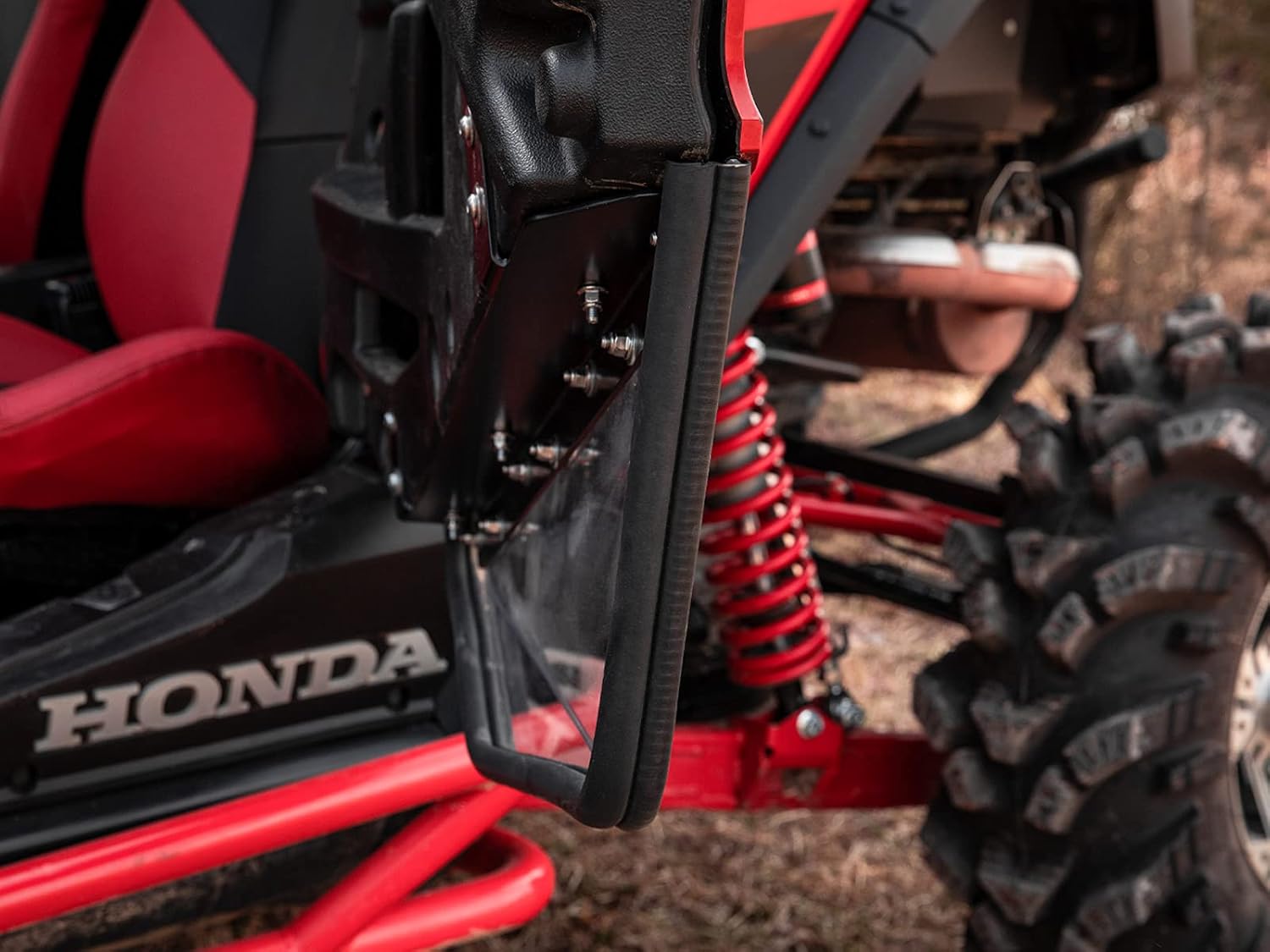 Clear Lower Doors for Honda Talon 1000X / 1000R / 1000X-4, 2 Front Lower Doors, 1/4” Clear Polycarbonate H463676