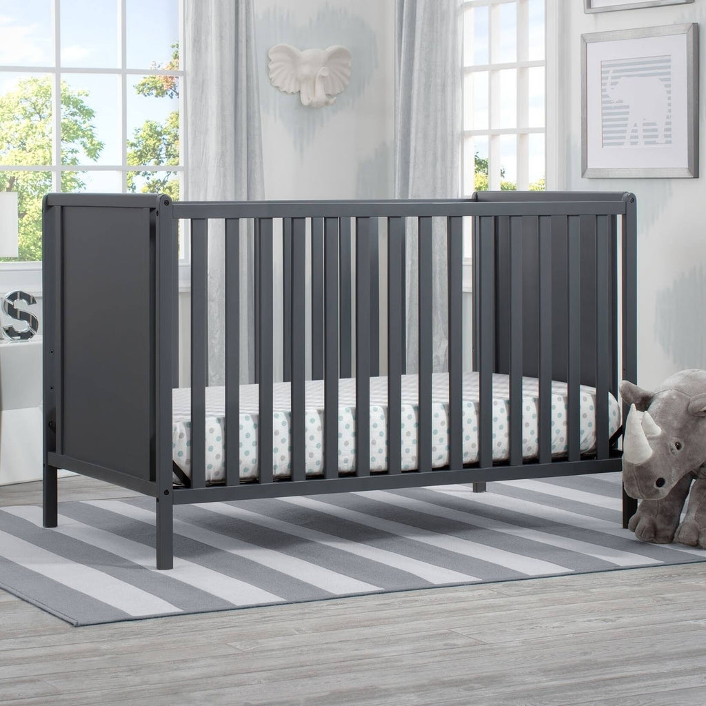 Charcoal Grey 4-in-1 Convertible Crib X8278