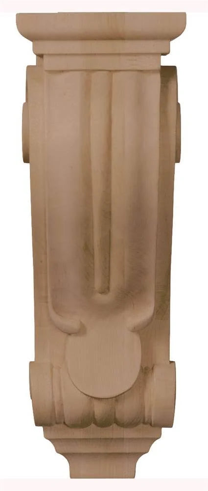 Large Classical Corbel, Red Oak B400973