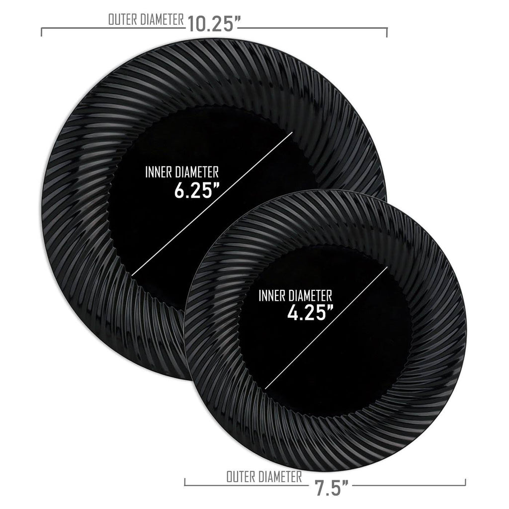 White Disposable Plastic Buffet Plates H73674