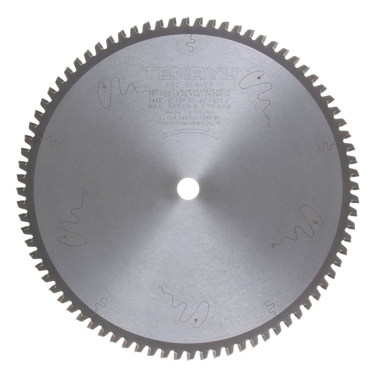 10x22 Non-Ferrous Metal Saw Blade 80T 5/8x22 Arbor I681