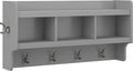 40W Cape Cod Gray Wall Mounted Coat Rack with Shelf B52302