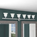 Polished Chrome 6-Light Bath Bar O755