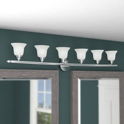 Polished Chrome 6-Light Bath Bar O755