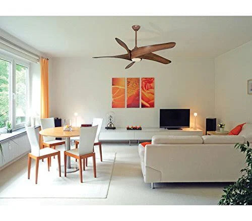 62x22 Distressed Koa Ceiling Fan with Light L9316