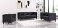 Black Velvet 3Pcs Living Room Set X7557