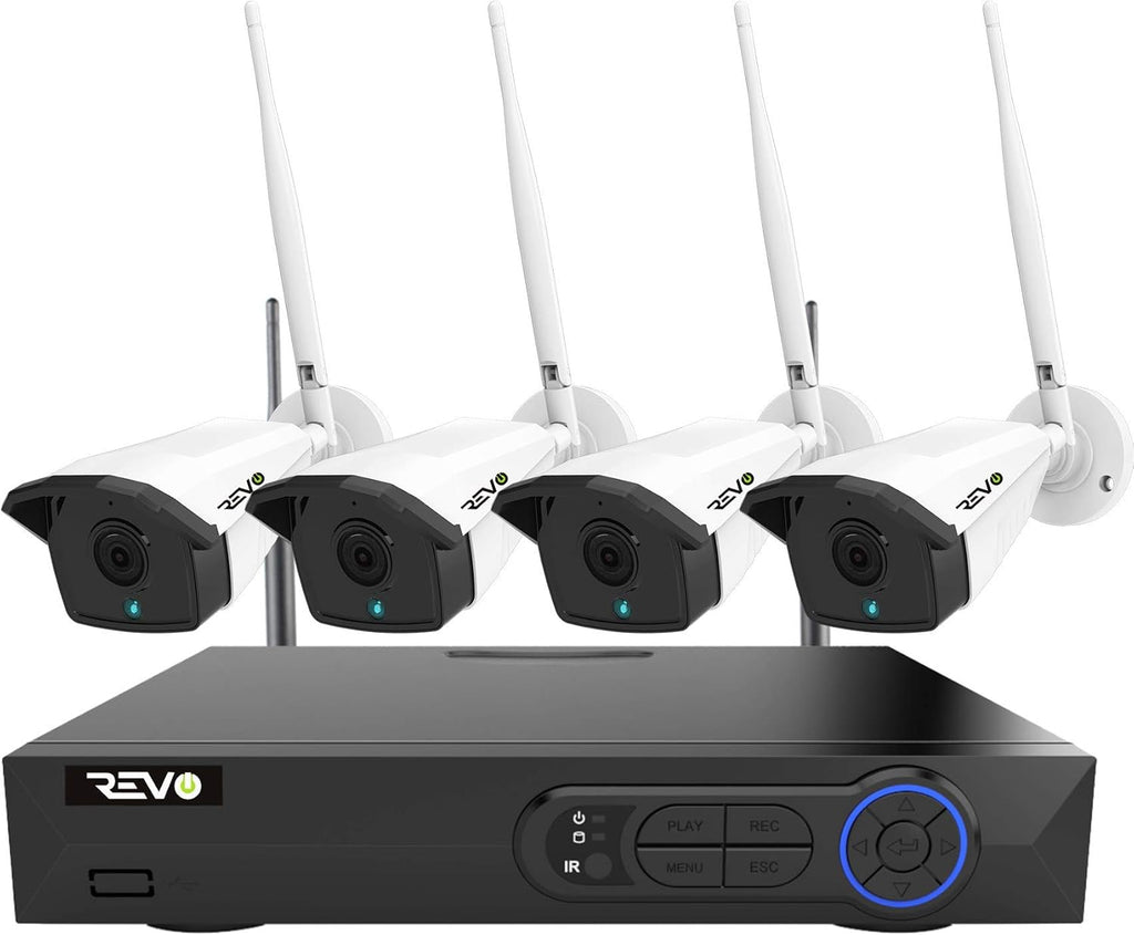4CH Wireless NVR Security System with 1TB HDD & 4X 1080p Battery Operated Cameras with 2-Way Audio K778
