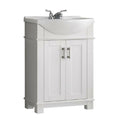White Ceramic Top Bathroom Vanity Cabinet T32970