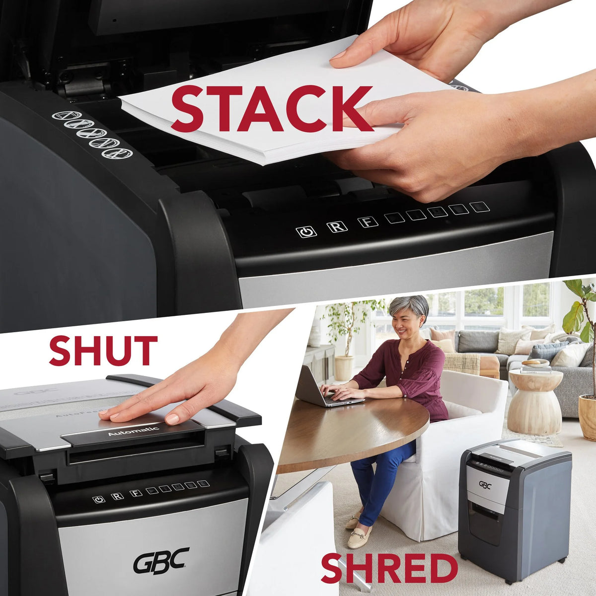 100 Sheet Cross-Cut Shredder F552497