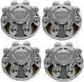 Chrome Wheel Hub Center Cap Set Q7566