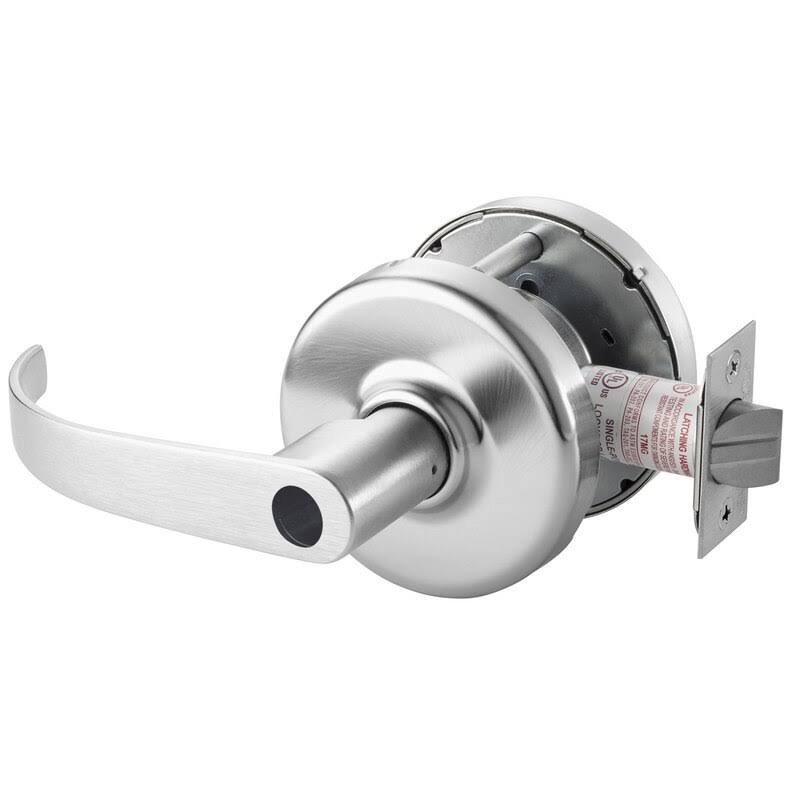 Satin Chrome Cylindrical Lock V4091