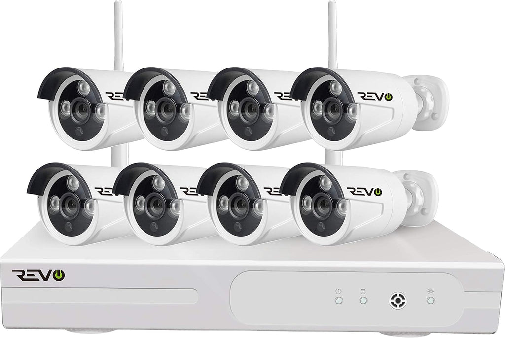 4CH Wireless NVR Security System with 1TB HDD & 4X 1080p Battery Operated Cameras with 2-Way Audio K778