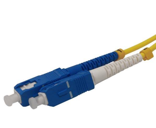 Duplex Single-mode Fiber Optic Patch Cable, 100 Meter E540