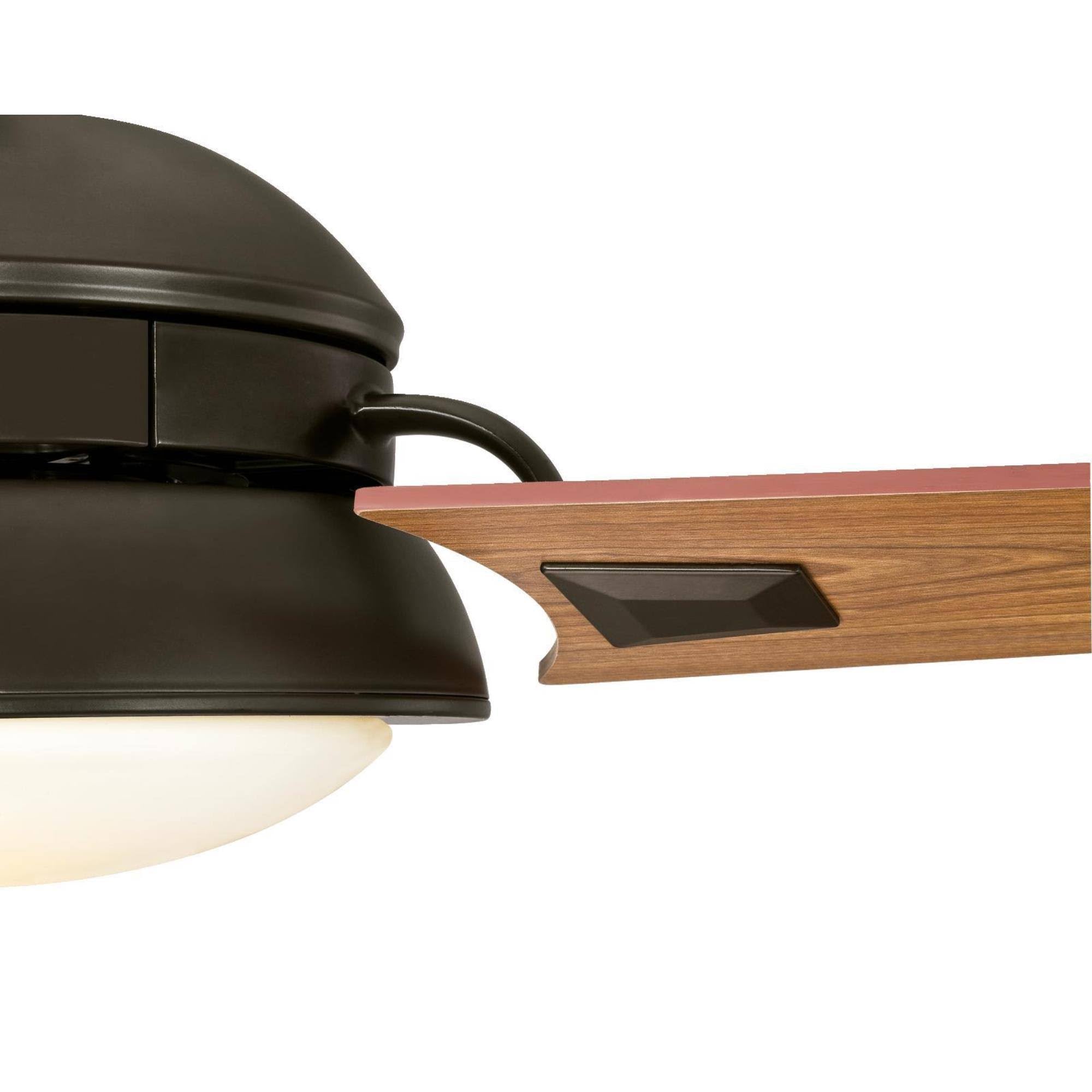 52 inch Oil Rubbed Bronze Ceiling Fan with Light Kit Y407196